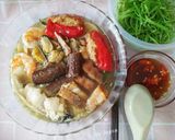 Hình bước làm 5 của món Bún mắm