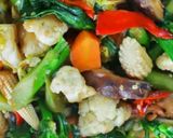 A picture of step 4 of Bok-choy leaves recipes.