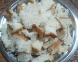 A picture of step 1 of Custard Bread Pudding (Baked).
