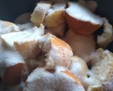 Foto del paso 2 de la receta: Budín de pan y manzanas en microondas