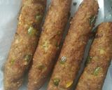 A picture of step 7 of Hot-hot quinoa hot dogs with nutri &flax.