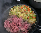 A picture of step 2 of Picadillo.