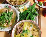 Hình bước làm 6 của món Bún dọc mùng