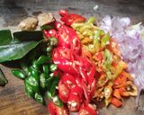 Foto langkah ke 4 dari resep Oseng Bunga Pepaya Teri.