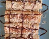 Foto langkah ke 5 dari resep Roti Bakar Pisang Coklat Istimewa.