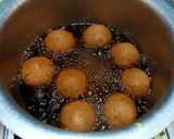 A picture of step 8 of Chocolate Roshogolla.