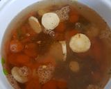 Borsó leves csipetkével recept fázis 4 fotója
