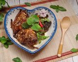 Hình bước làm 3 của món Chim cút chiên bơ