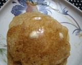 A picture of step 5 of Peanut butter pan cake.