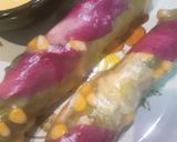 รูปขั้นตอนการทำที่ 5 ของ Edible Flowers EggWhite Roll 💐ดอกไม้ไข่ขาวโรล🌷มาโยไข่ขาวมะม่วง
