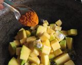 कद्दू टमाटर की सब्जी (kaddu tamatar ki sabzi recipe in Hindi) रेसिपी चरण 4 फोटो