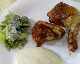 Egyszerű sült csirke recept fázis 4 fotója
