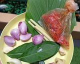 Foto langkah ke 1 dari resep Gulai telor tapak leman (daun mangkok).