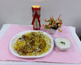 A picture of step 5 of Chicken biryani masala.