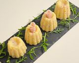 Une image de l'étape 4 de Cannelés de polenta au jambon.