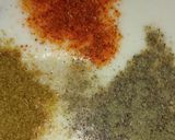 A picture of step 1 of Sooji Chilla.