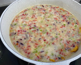 A picture of step 7 of Luncheon plantain fritata.