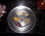 A picture of step 1 of Potato fried chicken curry.