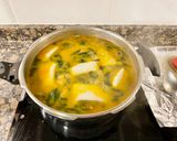 Foto del paso 6 de la receta: Bacalao desalado con espinacas y garbanzos