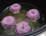 Foto langkah ke 3 dari resep Donat Ubi Ungu ala magic com.