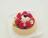Une image de l'étape 3 de Bowlcake façon tartelette aux fraises.