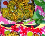 पालक प्याज़ के क्रिस्पी पकौड़े (palak pyaz ki crispy pakode recipe in Hindi) रेसिपी चरण 5 फोटो