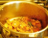 A picture of step 4 of Black beans kootu.