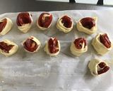 Une image de l'étape 4 de Petits feuilletés au chorizo.