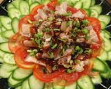 A picture of step 8 of Suan Ni Bai Rou (Boiled Sliced Pork with Garlic Sauce).