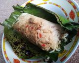 Foto langkah ke 6 dari resep Nasi Bakar Ayam Kemangi.