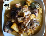 Foto langkah ke 3 dari resep Ikan asap,tahu kuah santan.
