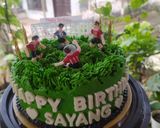 Foto langkah ke 11 dari resep Kue Ulang Tahun Blackforest Kukus.