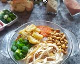 Foto langkah ke 4 dari resep Bubur Ayam Praktis Sat Set.