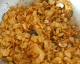 A picture of step 1 of Cornflakes Bhel.