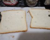 A picture of step 1 of Nutella and banana sandwich.