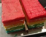 Foto langkah ke 13 dari resep Rainbow cake.