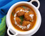 A picture of step 9 of Lauki kofta.