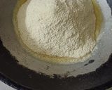 A picture of step 1 of Rajgira halwa.