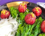 A picture of step 6 of Chrysanthemum Flower Turnip.