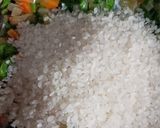 Foto del paso 3 de la receta: Arroz verde vegano de mi Mamá