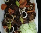 A picture of step 11 of Peshawari kabab😋.