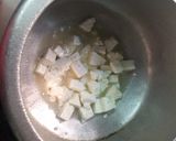 A picture of step 1 of Matar Paneer Pulao.