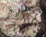 A picture of step 1 of Chicken keema tikki.