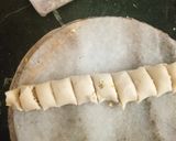 A picture of step 4 of Thandai Masala Bhakharvadi.