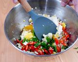 Foto langkah ke 4 dari resep Pepes tahu kemangi.