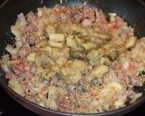 Foto del paso 3 de la receta Berenjena gratinada rellena con carne de buey