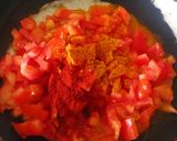 A picture of step 1 of Tomato Pickle.
