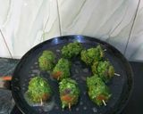 तवा पालक पनीर टिक्का (Tva Palak Panner Tikka recipe in hindi) रेसिपी चरण 4 फोटो