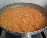 Foto del passaggio 3 della ricetta Risotto con crema di carote e prosciutto