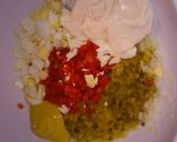 A picture of step 2 of Sunshines potatoes salad.